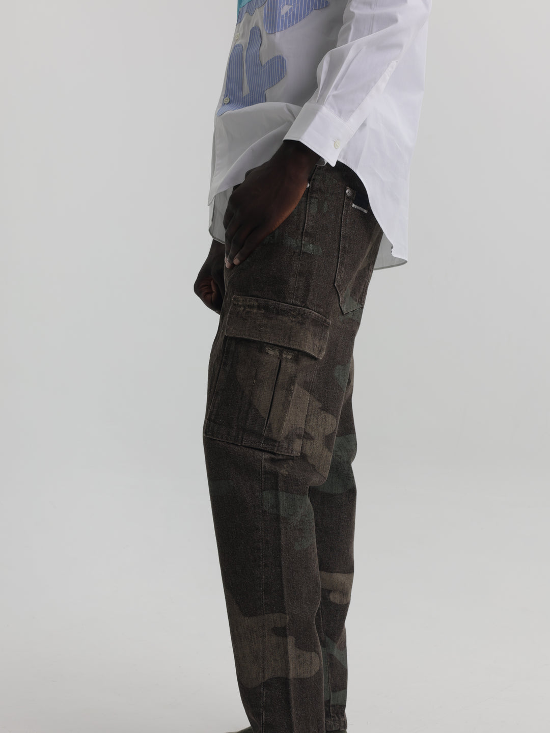 John Richmond Cargo Pants Pasty (Mick) Camo