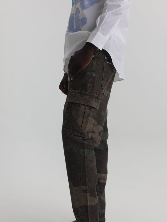 John Richmond Cargo Pants Pasty (Mick) Camo