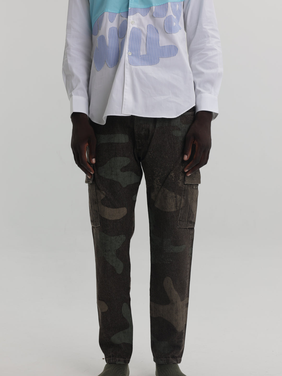 John Richmond Cargo Pants Pasty (Mick) Camo