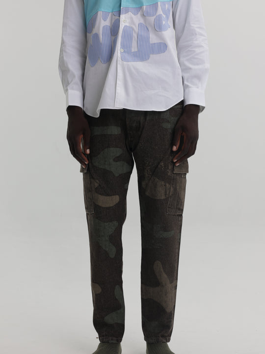 John Richmond Cargo Pants Pasty (Mick) Camo
