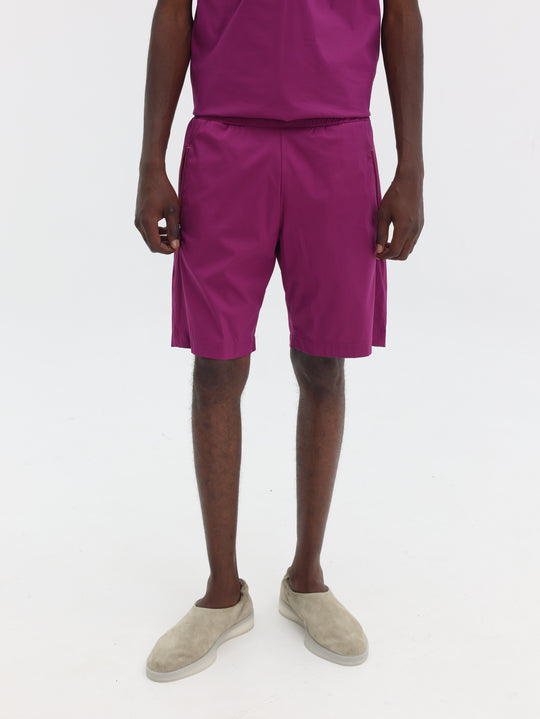 Costume National Shorts Bermuda Vino Red