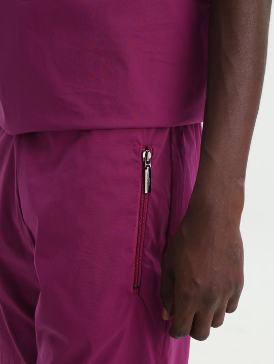 Costume National Shorts Bermuda Vino Red