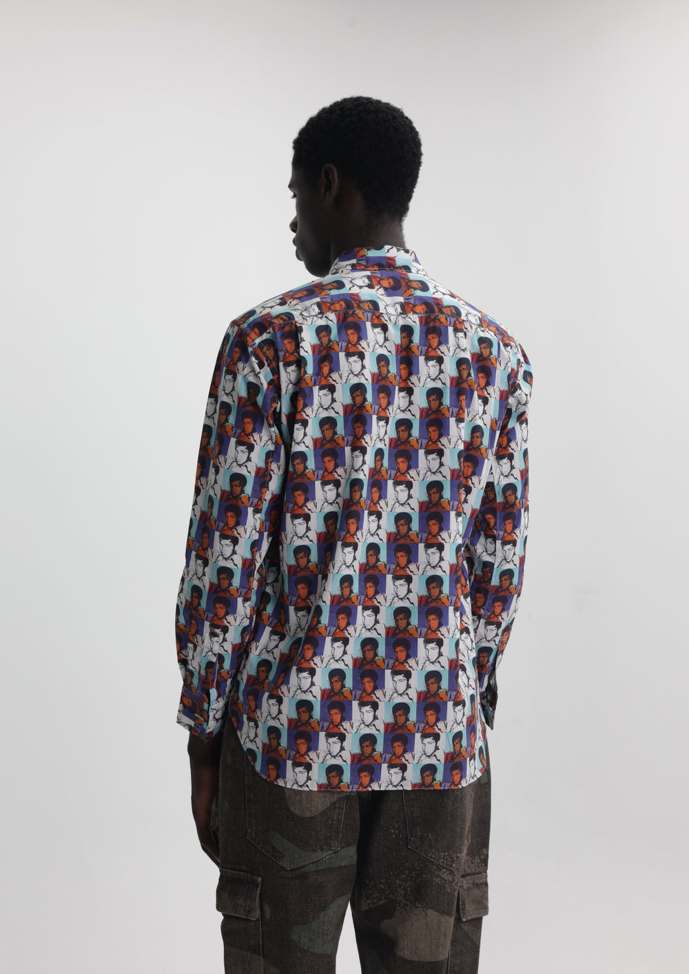 Comme Des Garcons Shirt Allover Print Multi