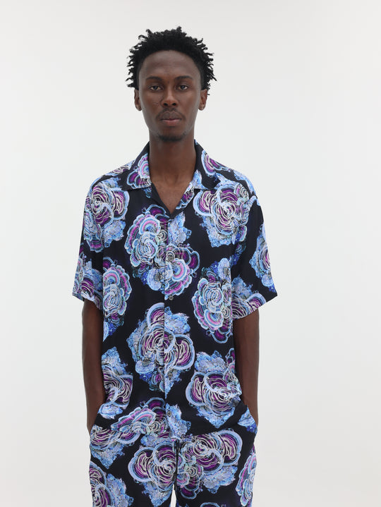 Costume National Shirt Camicia St. Conchiglia Black-Multi