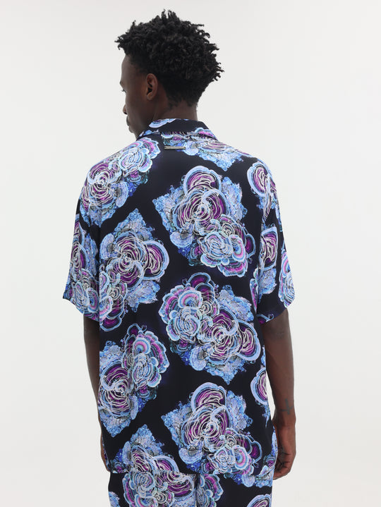 Costume National Shirt Camicia St. Conchiglia Black-Multi
