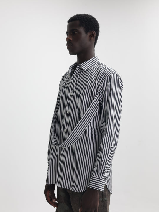 Comme Des Garcons Striped White