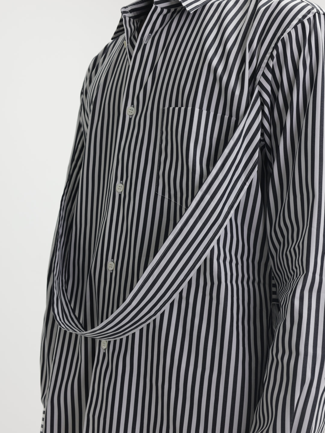 Comme Des Garcons Striped White