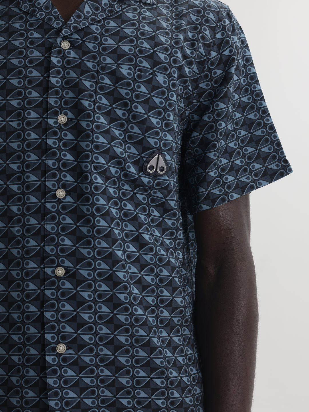 Moose Knuckles Shirt The Bay Navy