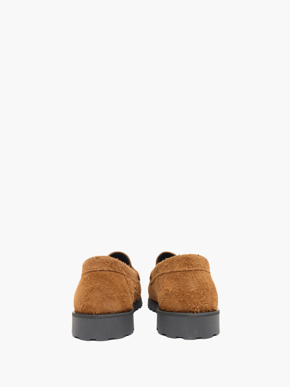 Les Deux Loafer Hairy Suede Bone Brown