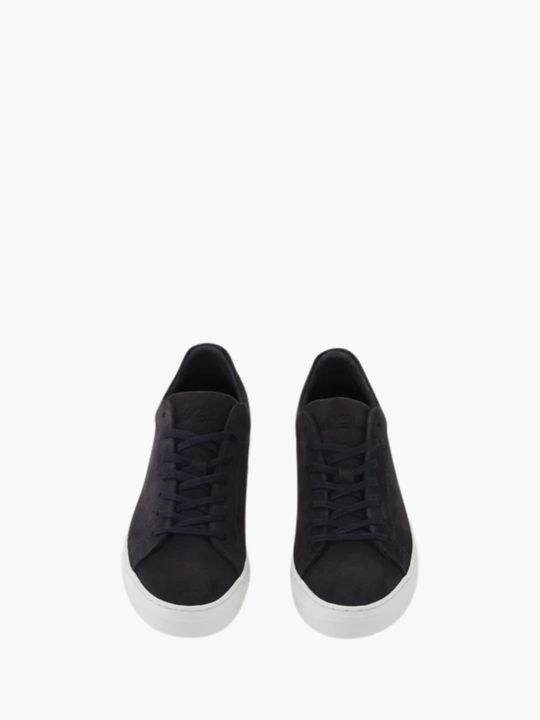 Les Deux Sneaker Signature Suede Dark Navy Blue