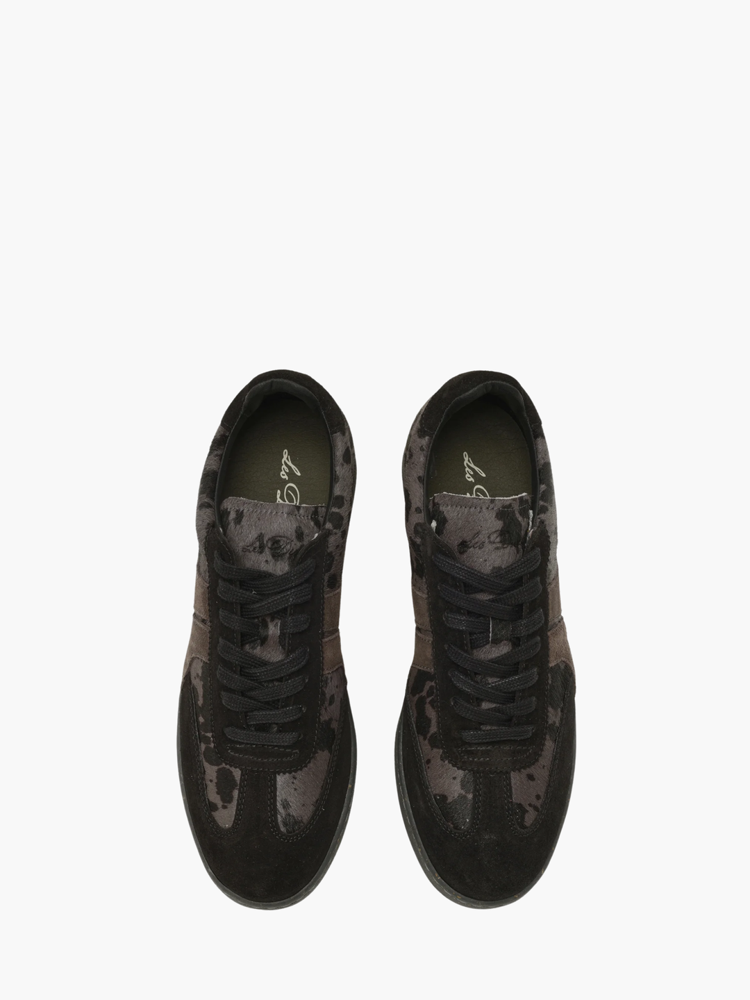 Les Deux Sneaker Pony Hair Raven Grey