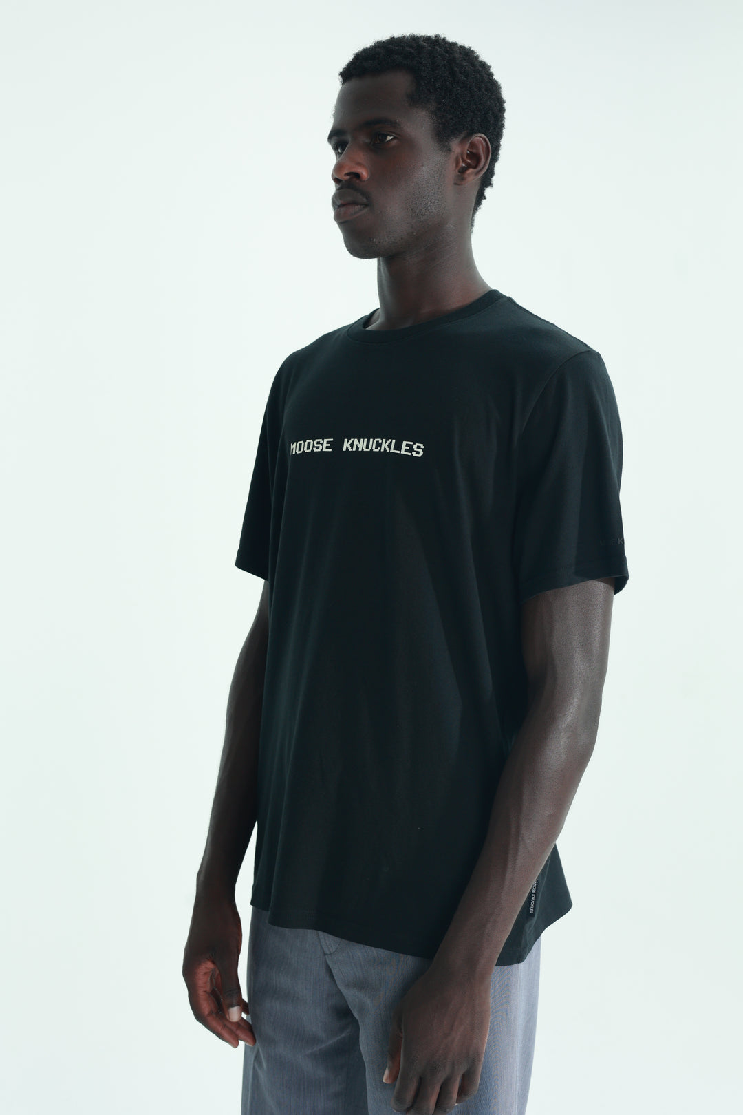 Moose Knuckles T-Shirt Milton Black-White