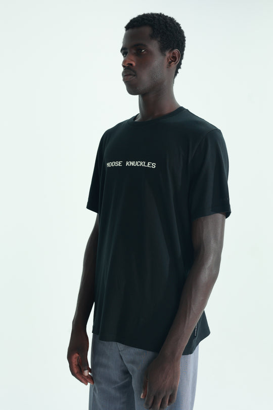Moose Knuckles T-Shirt Milton Black-White