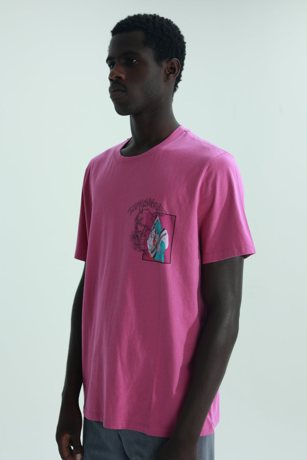 Zadig & Voltaire T-Shirt Ted Photoprint Purple
