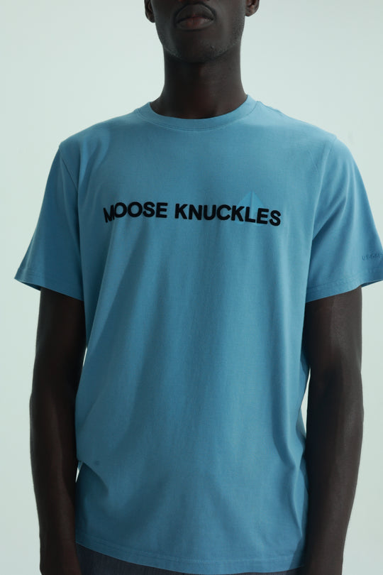 Moose Knuckles T-Shirt Conway Blue-Black