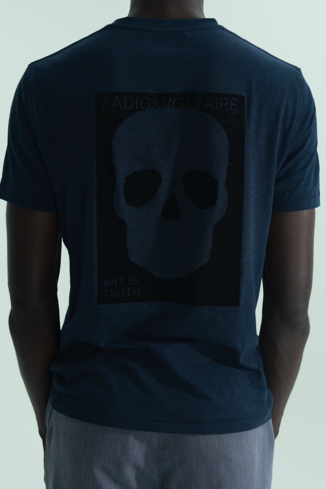 Zadig & Voltaire Crew Stockholm Skull Navy