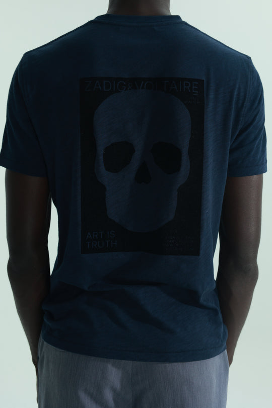 Zadig & Voltaire Crew Stockholm Skull Navy