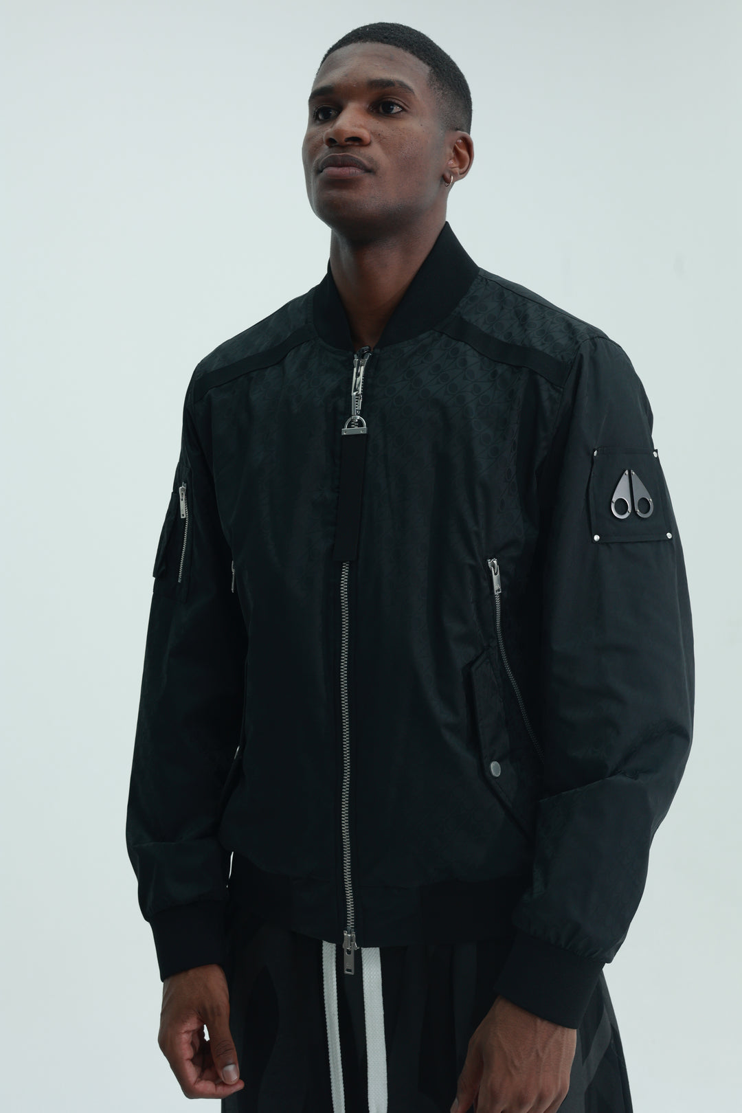 Moose Knuckles Jacket Courville Bomber Black