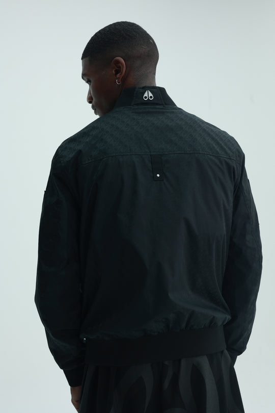 Moose Knuckles Jacket Courville Bomber Black
