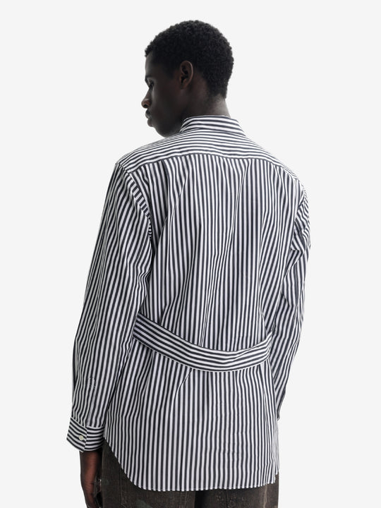 Comme Des Garcons Striped White
